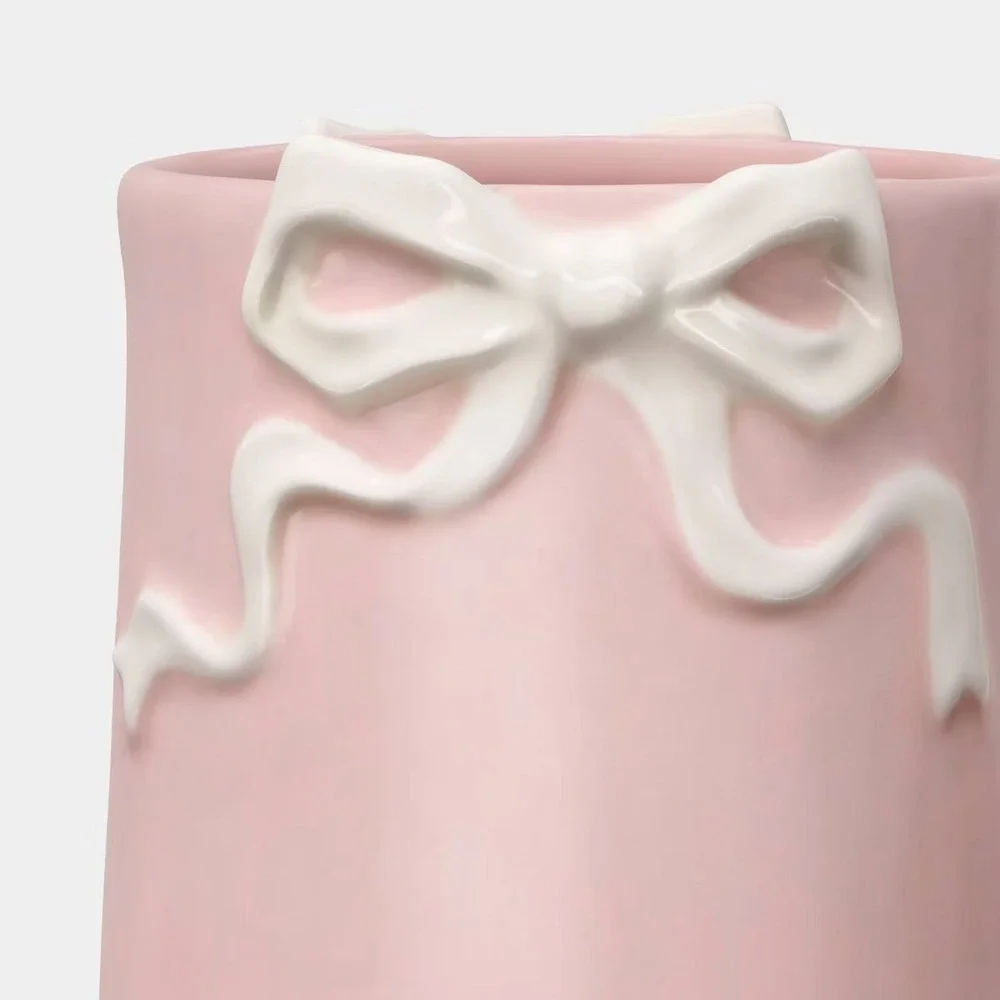 Bow Small Utensil Holder Pink - Room Essentials, Target